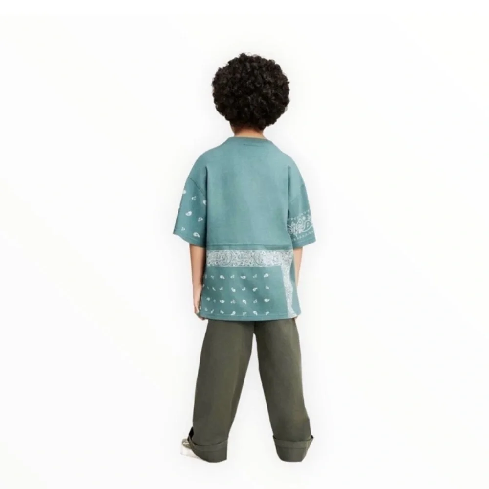 Zara Olive Green Kids Trousers - Picture 9 of 14